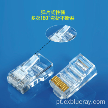 UTP 10P10C 3U Conector RJ50 Modular Plug RJ50